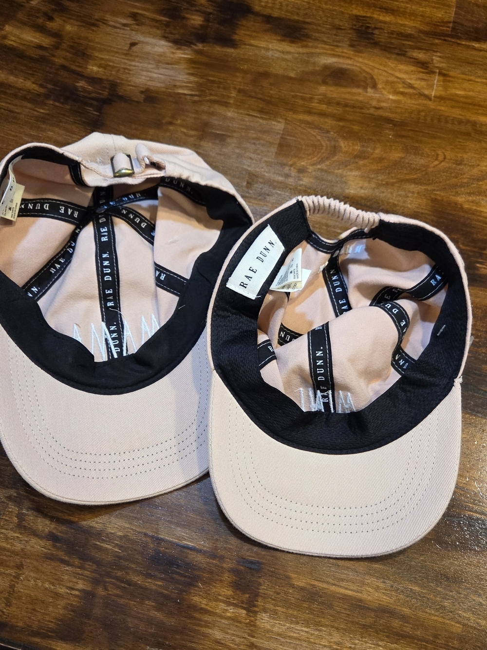 Rae Dunn Mama amd Mini Matching Dusty Pink Baseball Hats Adjustable Preppy Match - Picture 5 of 7